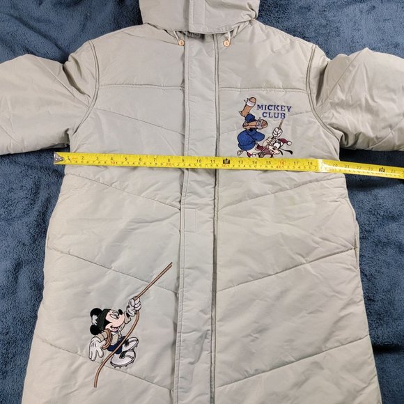 Disney Mickey Club Size 13 Beige Winter Jacket Outerwear Rain Outdoors Warm - Picture 11 of 14